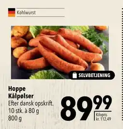 Citti Hoppe Kålpølser, DKK 89.99 tilbud