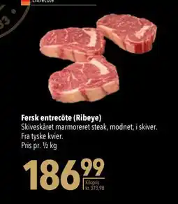 Citti Fersk entrecôte (Ribeye), DKK 186.99 tilbud