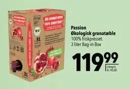 Citti Passion Økologisk granatæble, DKK 119.99 tilbud