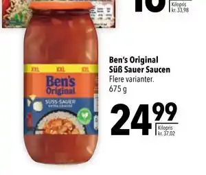 Citti Ben’s Original Süß Sauer Saucen, DKK 24.99 tilbud