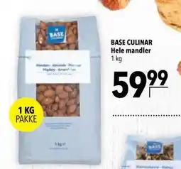 Citti BASE CULINAR Hele mandler, DKK 59.99 tilbud