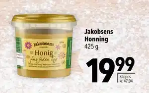 Citti Jakobsens Honning, DKK 19.99 tilbud