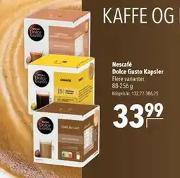 Citti Nescafé Dolce Gusto Kapsler, DKK 33.99 tilbud