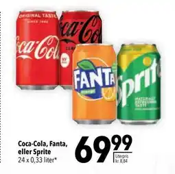 Citti Coca-Cola, Fanta, eller Sprite, DKK 69.99 tilbud