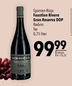 Citti Faustino Rivero Gran Reserva DOP, DKK 99.99 tilbud