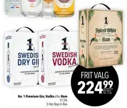 Citti No. 1 Premium Gin, Vodka eller Rom, DKK 224.99 tilbud