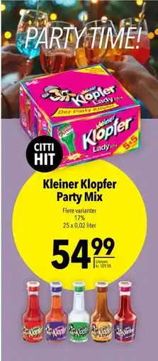 Citti Kleiner Klopfer Party Mix, DKK 54.99 tilbud