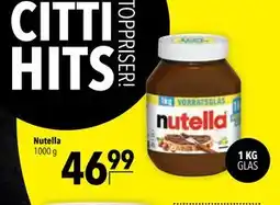 Citti Nutella, DKK 46.99 tilbud