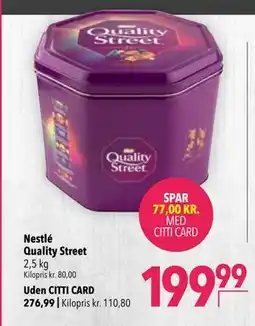 Citti Nestlé Quality Street, DKK 276.99, Medlemspris tilbud