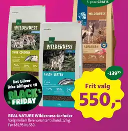 Maxi Zoo REAL NATURE Wilderness tørfoder tilbud