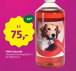 Maxi Zoo TIKKI Lakseolie tilbud