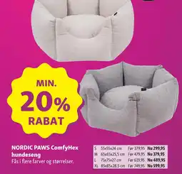 Maxi Zoo NORDIC PAWS Comfyhex hundeseng tilbud