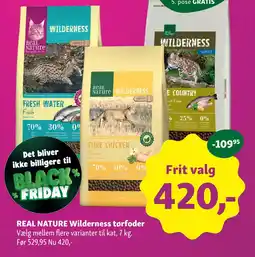 Maxi Zoo REAL NATURE Wilderness tørfoder tilbud