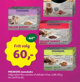 Maxi Zoo PREMIERE Menuboks tilbud