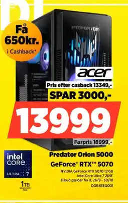Power ACER Predator Orion 5000 DGE4EEQ001 tilbud