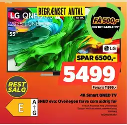 Power LG 4K Smart QNED TV 55QNED86A6A tilbud