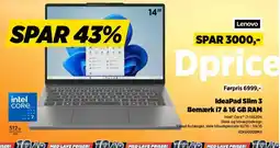 Power Lenovo IdeaPad Slim 3 83K000BBMX tilbud