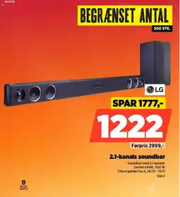 Power LG 2.1-kanals soundbar SQC2 tilbud