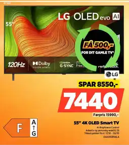 Power LG 55" 4K OLED Smart TV OLED55B56LA tilbud