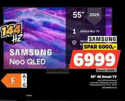 Power SAMSUNG 55" 4K Smart TV TQ55QN80FAUXX tilbud