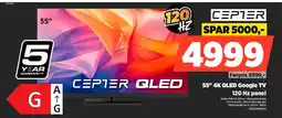 Power CEPTER 55" 4K QLED Google TV CR55XM8005A tilbud