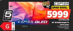Power CEPTER 65" 4K QLED Google TV CR65XM8005A tilbud