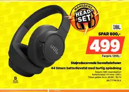 Power JBL Støjreducerende hovedtelefoner JBLT777NCBLK tilbud