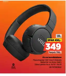 Power JBL On-ear hovedtelefoner JBLT670NCBLK tilbud