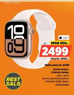 Power Watch series 10, 42 mm MWWJ3QNA tilbud