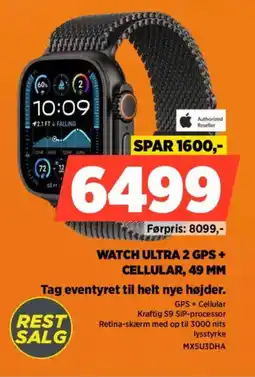 Power Watch ultra 2 GPS + Cellular, 49 mm MX5U3DHA tilbud