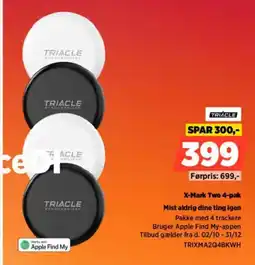Power TRIACLE X-Mark Two 4-pak TRIXMA2Q4BKWH tilbud