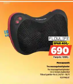 Power Massagepude FLFPHEAT tilbud