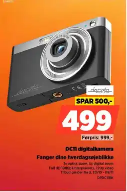 Power DC11 digitalkamera DPDC11BK tilbud