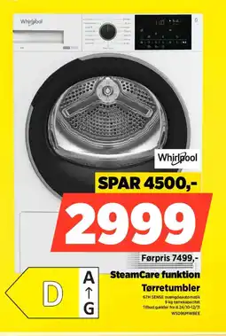 Power Whirlpool Tørretumbler WSD96MWBEE tilbud