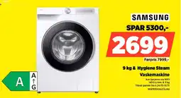 Power SAMSUNG Vaskemaskine WW90DG6U25LHU tilbud