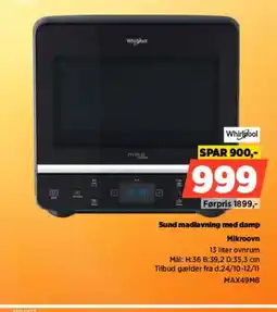 Power Whirlpool Mikroovn MAX49MB tilbud