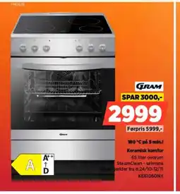 Power GRAM Keramisk komfur KE61060NX tilbud