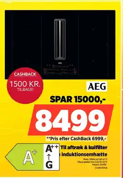 Power AEG induktionsemhætte CCS84751CB tilbud