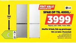 Power LG køle-/fryseskab GBV5140CPY/GBV5140CSW tilbud