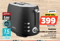 Power Point Brødrister POT5020BK tilbud