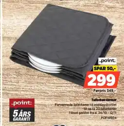 Power Point Tallerken varmer POPW604 tilbud