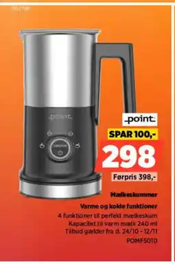 Power Point Mælkeskummer POMF5010 tilbud