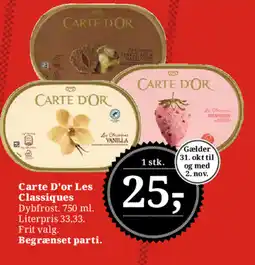 Dagli'Brugsen Carte D'or Les Classiques tilbud