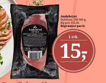 Dagli'Brugsen Andebryst tilbud