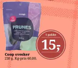 Dagli'Brugsen Coop svesker tilbud