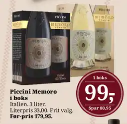 Dagli'Brugsen Piccini Memoro i boks tilbud