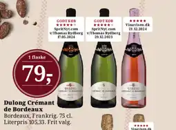 Dagli'Brugsen Dulong Crémant de Bordeaux tilbud