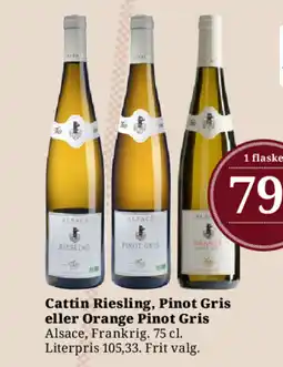 Dagli'Brugsen Cattin Riesling, Pinot Gris eller Orange Pinot Gris tilbud