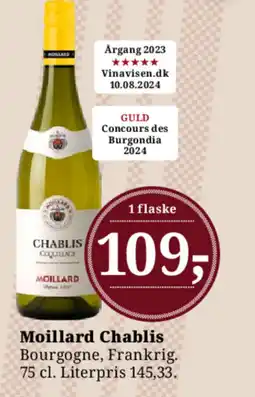 Dagli'Brugsen Moillard Chablis tilbud