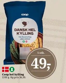 Dagli'Brugsen Coop hel kylling tilbud